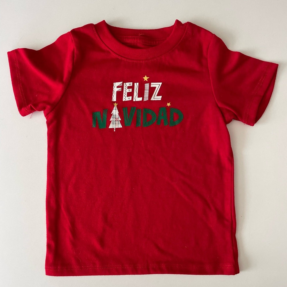 Wondershop Red 'Feliz Navidad' Kids Tee